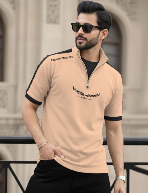 Men's henley T-shirt