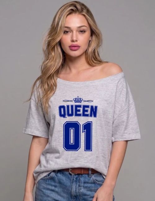 Women's boat neck T-shirt